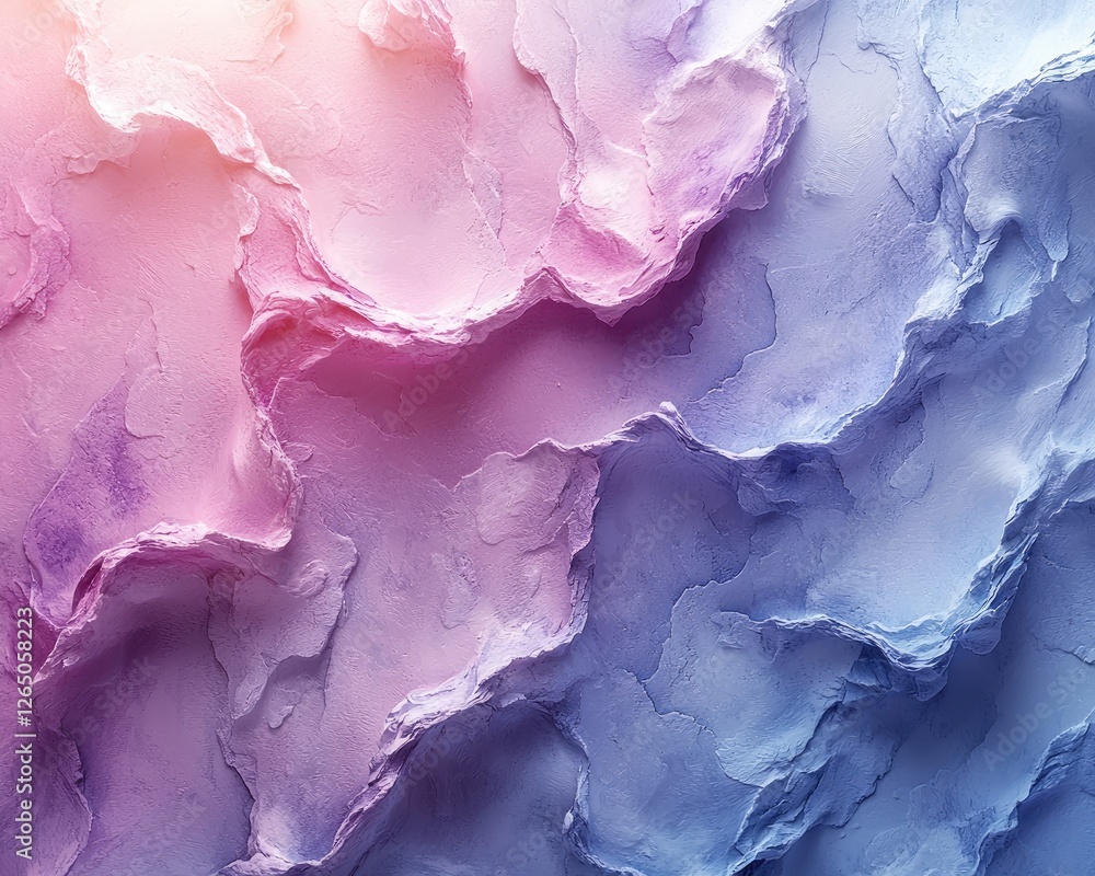 Poster abstract textured background with soft gradients and layered waves in pastel colors.