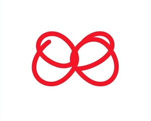 Naklejka premium This stylized design element features a modern illustration of a heart outline sketch logo with a cute love heart symbol created using hand drawing techniques