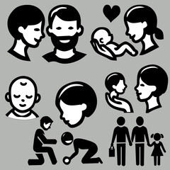 family icon set