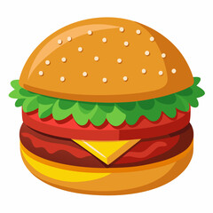 Barger isolated white background 