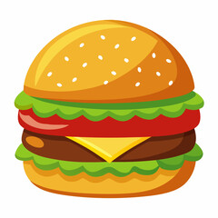 Barger isolated white background 