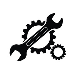 wrench and gear