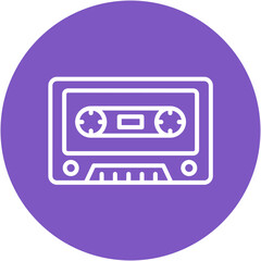 Fototapeta premium Cassette Tape Icon