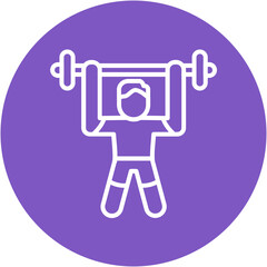 Weightlifting Competition Icon