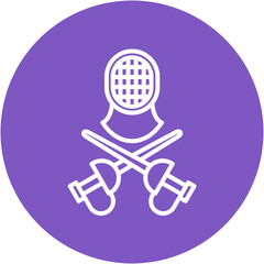 Fencing Logo Icon