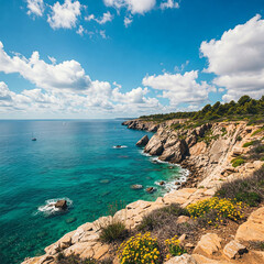 Fototapeta premium coast of the sea