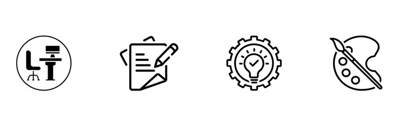 CAD Customization Icon Set.