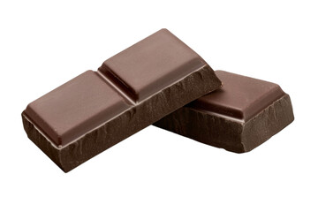 Chocolate bar isolated on white background Chocolate bar on white background