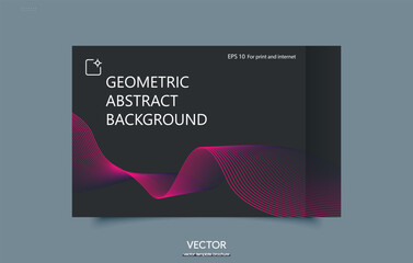 Dynamic Wave Design. Minimalist AI Concept with Vibrant Wave Patterns.