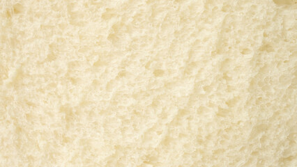Macro bread slice texture pattern background close up