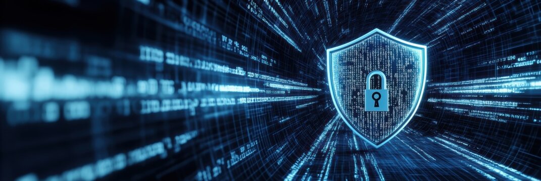Digital security concepts illustrated through graphic layouts for effective advertising campaigns