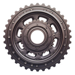 Gear System 3D Render
