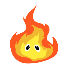 funny cartoon fire