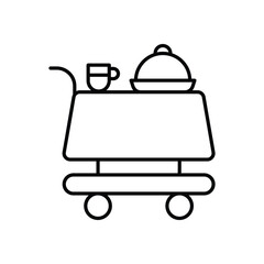 Breakfast  vector icon stock illustration