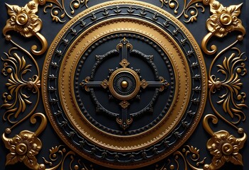 elegant background design with mandala pattern
