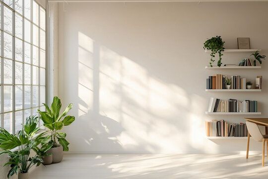 Home furniture with greenery as a background