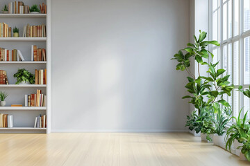 Home furniture with greenery as a background