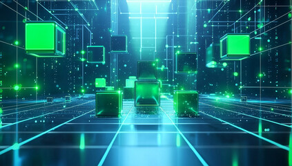 cubistic digital background