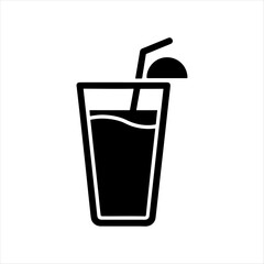 juice glyph icon vector silhouette design