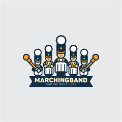 Marching band logo vector
