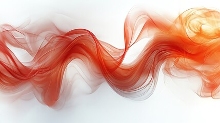Abstract Red Orange Flowing Wave Design Background art lines fluid    