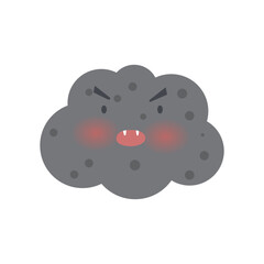 air pollution with dust PM2.5 concept