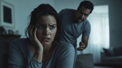 Obraz premium Family quarrel.