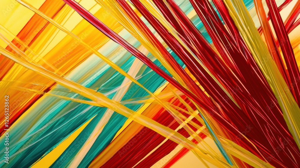Poster dynamic interplay of vibrant colors and modern patterns creates an abstract backdrop full of energy 
