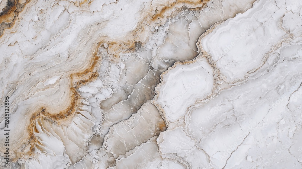 Poster intricate patterns of natural stone showcase unique textures and colors in a light gray and beige ba