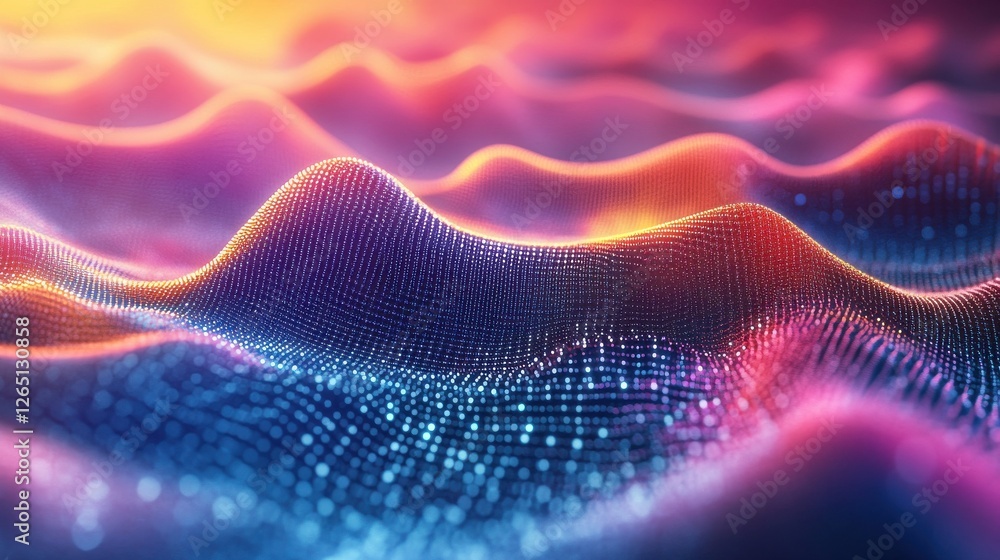 Poster abstract technology background. polygonal with connecting dots and lines. data and technology concep