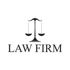 Law firm logo design inspiration vector image