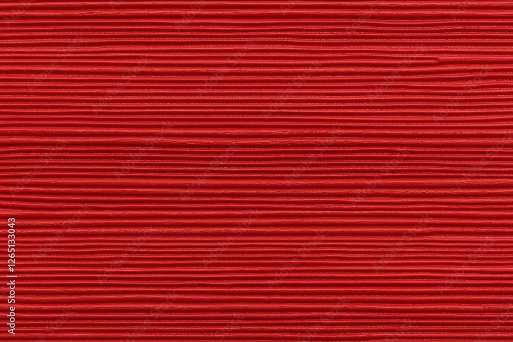 Poster red horizontal striped textured background ribbed surface abstract design pattern