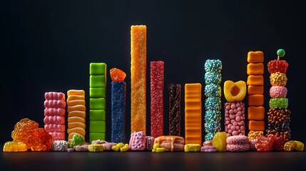 Scrumptious Visual Data Representation for Statistical Trends