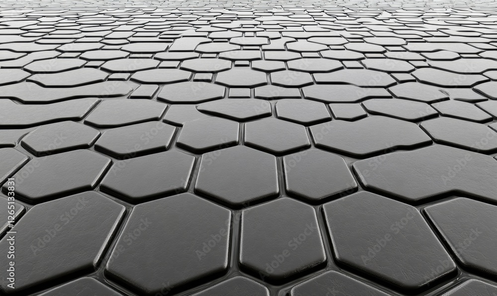 Poster abstract hexagon pattern background texture