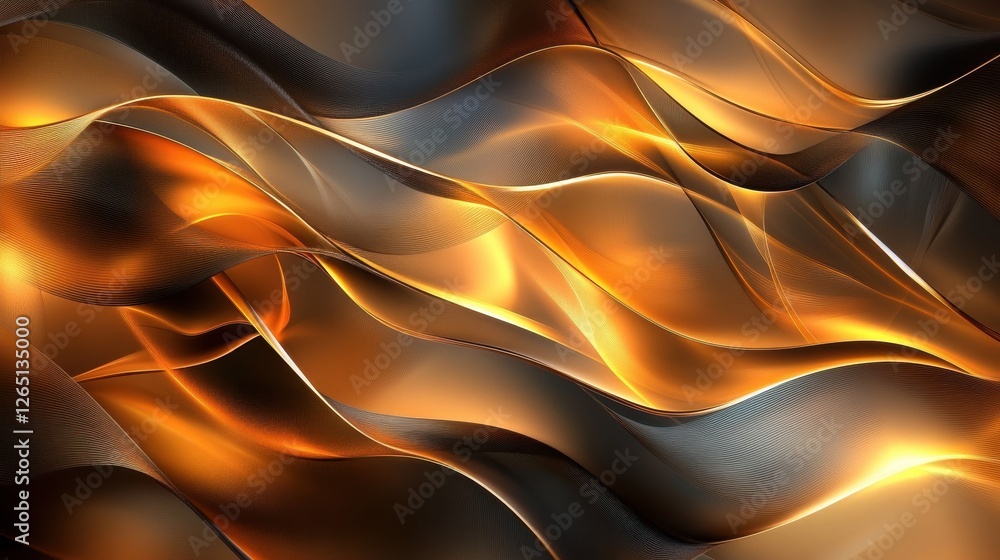 Poster abstract background with intersecting lines and flowing waves , abstract, background, lines, waves, 