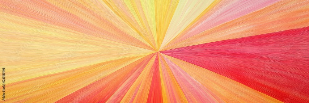 Poster vivid abstract background with radiating orange and yellow lines for dynamic design