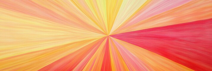 Fototapeta premium Vivid abstract background with radiating orange and yellow lines for dynamic design