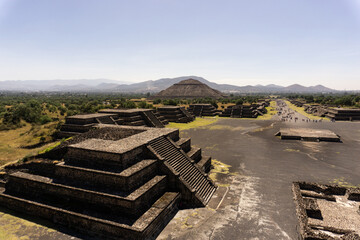 Teotihuacan city  is an ancient Mesoamerican city located in a sub-valley of the Valley of Mexico