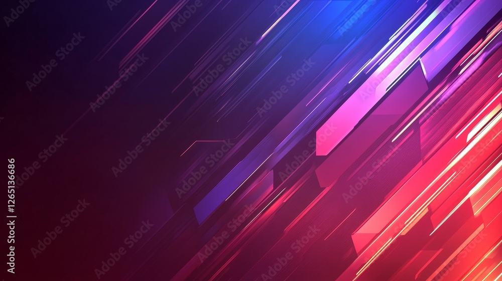 Poster abstract colorful background with dynamic diagonal lines creating a vibrant atmosphere