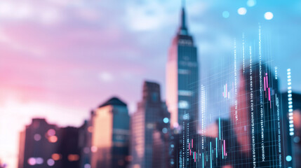 Dynamic Financial Skyline with Data Visualization