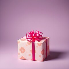 Obraz premium gift box with ribbon
