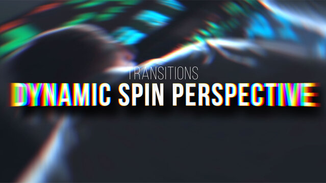 Dynamic Spin Perspective Transitions | Drag and Drop Style