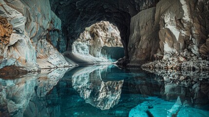 The image with the cave and water is perfect for travel guides or blogs about natural wonders and tourism.
