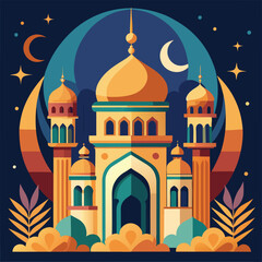 ramadan poster vector
