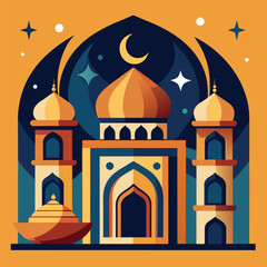 ramadan poster vector