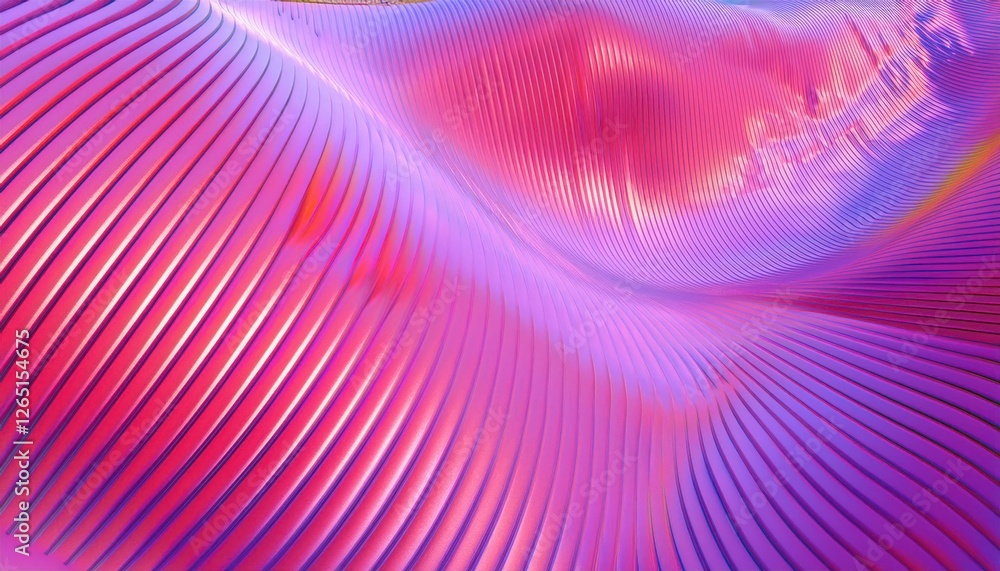 Aufkleber vibrant abstract gradient wave texture in pink and purple tones, ideal for modern background and dig