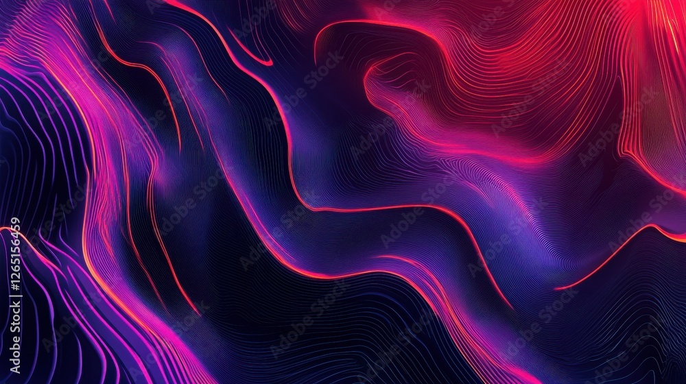 Poster big data flow technology and science vector background, tech abstraction with lines electronics and 