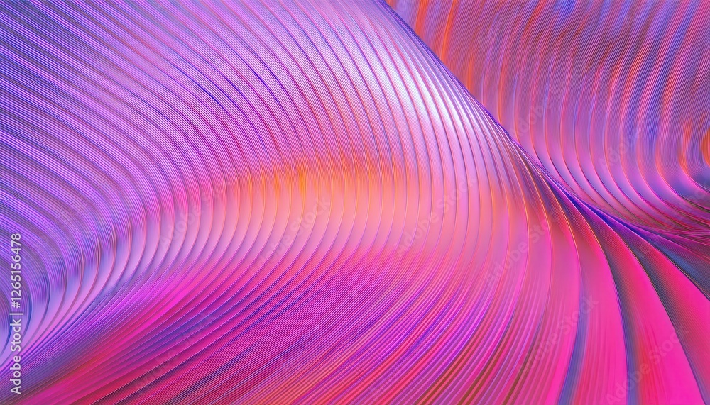 Aufkleber vibrant abstract gradient wave texture in pink and purple tones, ideal for modern background and dig