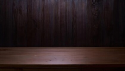 dark wooden wall and tabletop background for product display, natural wood texture with warm tones, rustic design element

