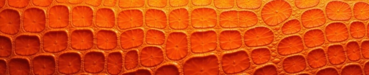 Textured orange crocodile skin background; perfect copy space , elegant, background, texture